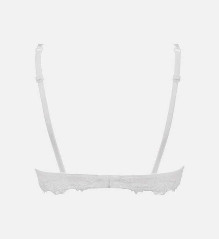 Dressing Floral Tulle Half-cup Bra
