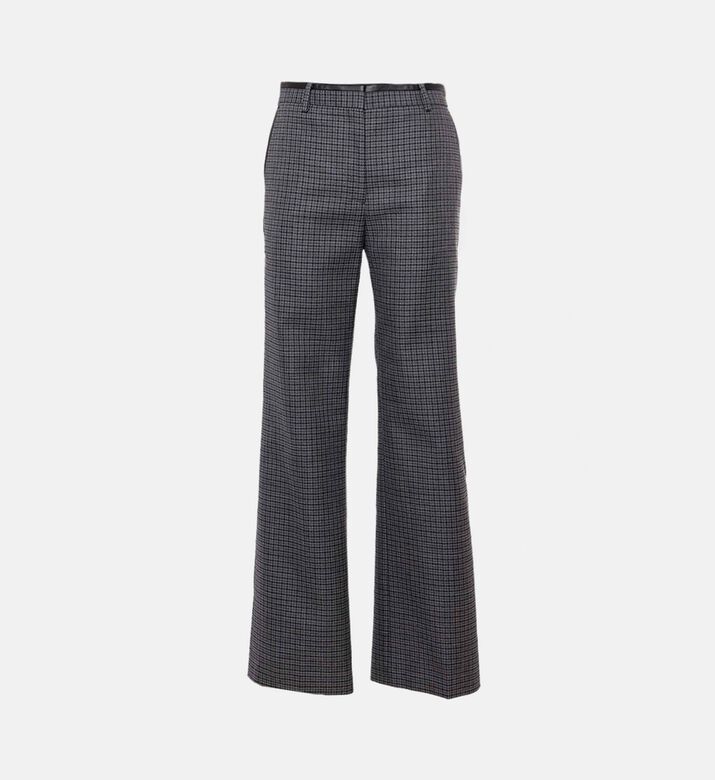 The Kooples Checkered Flared Trousers, Packshot View