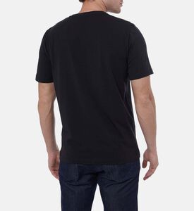 تيشيرت قصير الأكمام قطن بقصة عادية