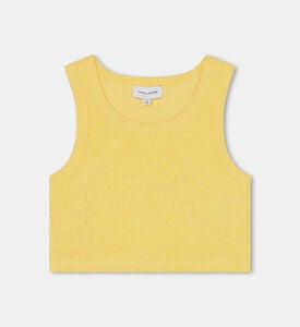 Terry Towel Jumbled Logo Sport Bra Terry Towel Jumbled Logo Sport Bra