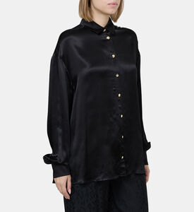 Silk Button-down Relaxed-fit Shirt