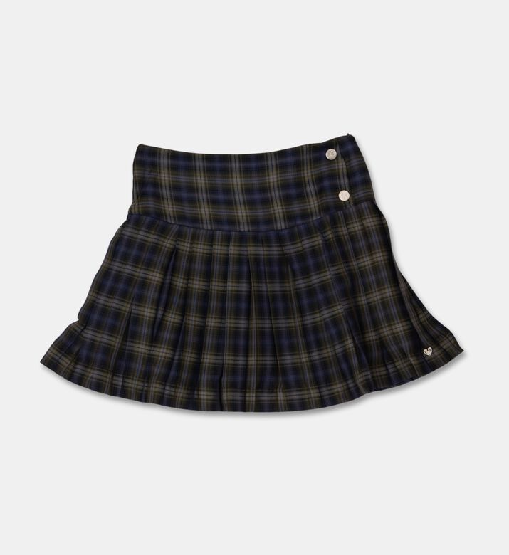 Tartine et Chocolat Checkered Pleated Skirt, Packshot View