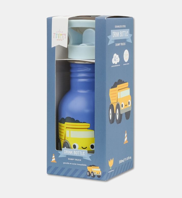 A Little Lovely Company Bottle 350ml - Dump Truck, Packshot View