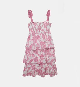Zimmerman Cotton Floral-print Tiered Dress, Packshot View Zimmerman Cotton Floral-print Tiered Dress, Packshot View