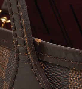 Louis Vuitton Preowned Louis Vuitton Damier Ebene Canvas Neverfull Bag, Packshot View