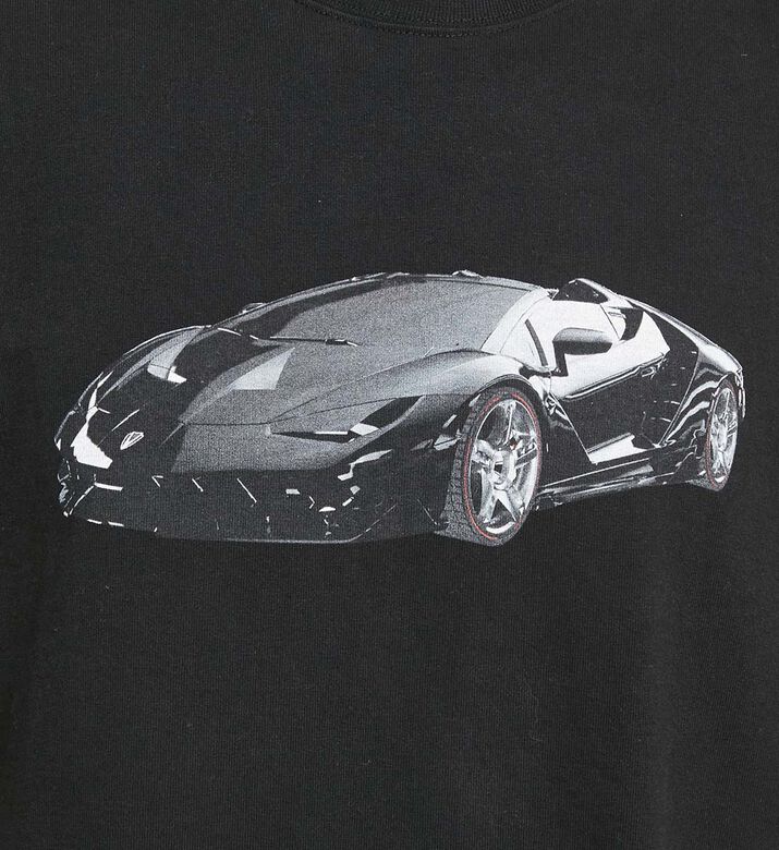 Vetements Super Car-print Cotton Crewneck Oversized T-shirt Preowned