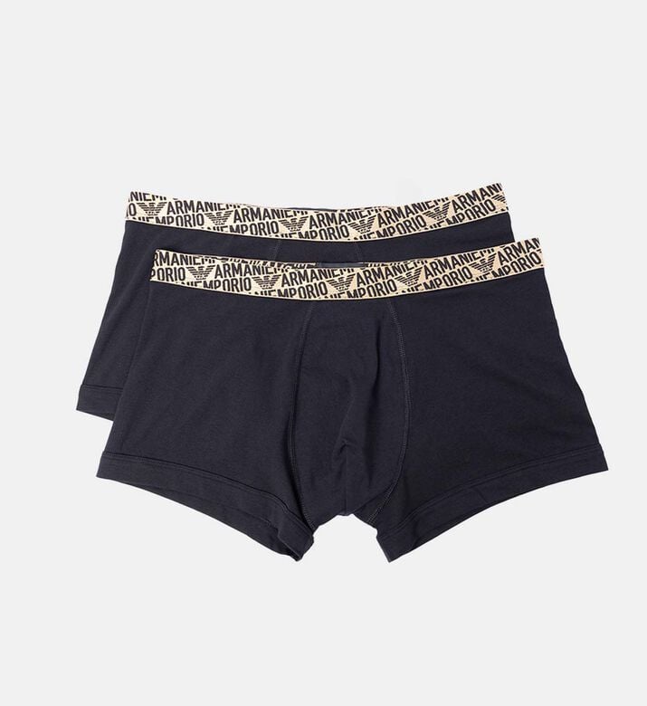 Logo Waistband 2-packs Boxers Set Logo Waistband 2-packs Boxers Set
