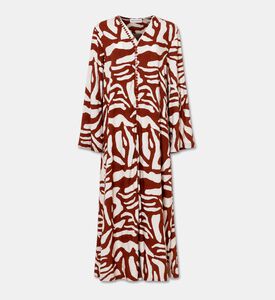 Bouguessa Marisa Printed V-neck Kaftan, Packshot View