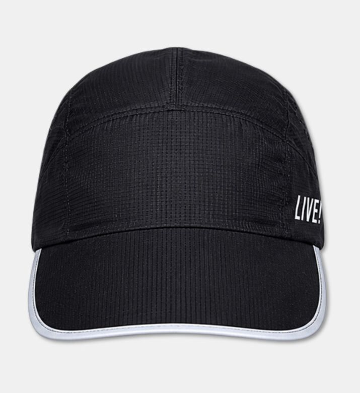 LIVE! Unisex Reflex Cap, Black, Packshot View