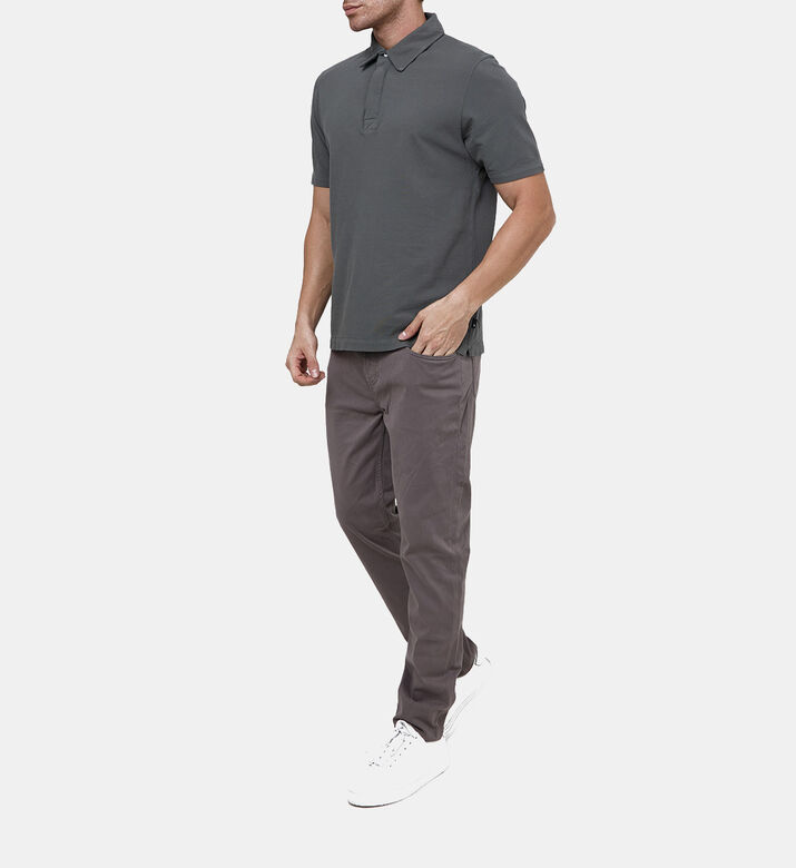 Slim Fitted Cotton Pants