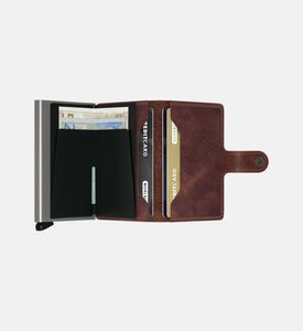 محفظة جلدية صغيرة خمر