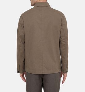 جاكيت بصف أزرار بأكمام طويلة