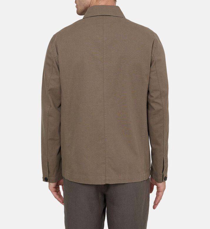 جاكيت بصف أزرار بأكمام طويلة