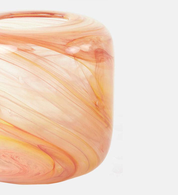 مزهرية رخامية زجاجية من سيلين