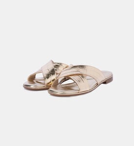 Crocodile-print Platinum Slipper Crocodile-print Platinum Slipper
