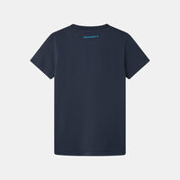 Cotton Logo Fade Crewneck T-shirt