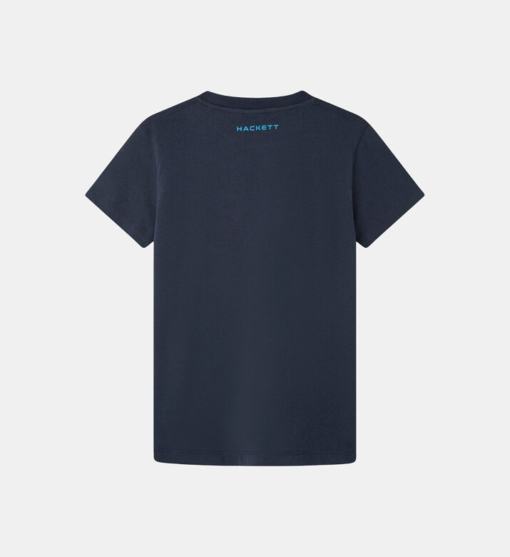 Cotton Logo Fade Crewneck T-shirt