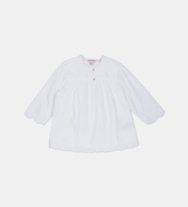 فتاة Broderie Anglaise نجمة الأعلى
