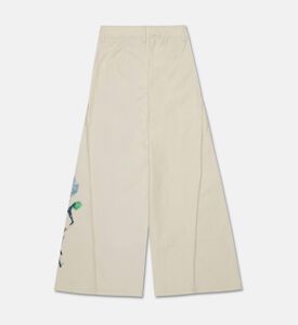 Marni Floral-print Button Closure Wide-leg Pants, Packshot View