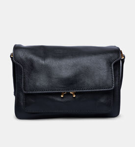 Trunk Medium Leather Shoulder Bag