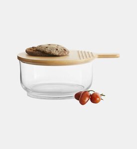 وعاء سلطة ناتشور بغطاء من بامبو