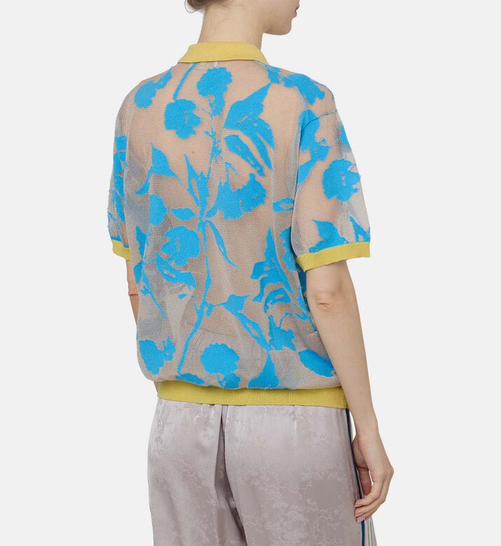 Sharita All-over Print Polo Shirt