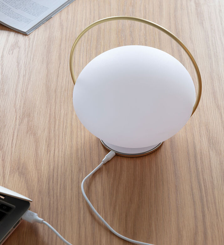 مصباح طاولة ألومنيوم لاسلكي من أوربت