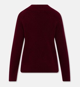 Carter and White Tamara Cashmere Textured Turtleneck, Packshot View