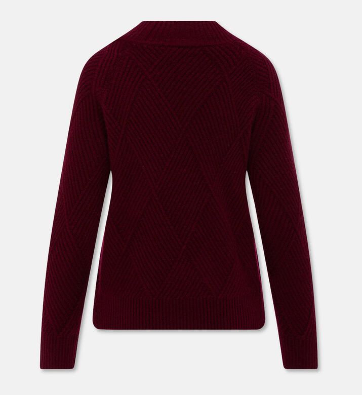 Carter and White Tamara Cashmere Textured Turtleneck, Packshot View