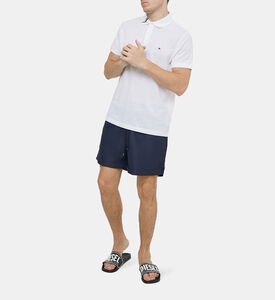 Global Stripe Mid-length Swim Shorts