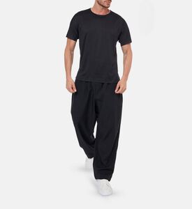 Y-3 Neckline Trim Textured T-shirt, Model View