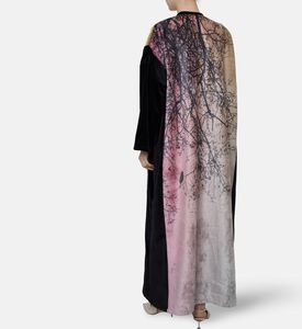 Dalia Al Azem Beaded Winter-print Dress, Model View