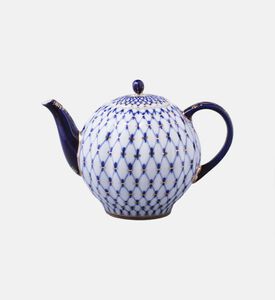Cobalt Net Tulip Tea Pot Cobalt Net Tulip Tea Pot