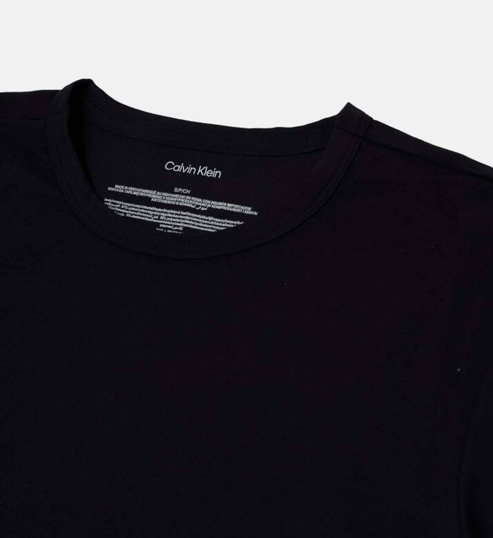 Calvin Klein Logo-embroidery 3-pack Crewneck Top, Black, Xxl, Packshot View