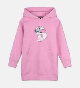 Karl Lagerfeld Hooded Graphic Sweatshirt Dress, Packshot View