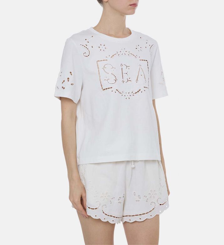 Logo-embroidery Short-sleeve T-shirt