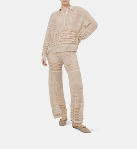 بنطال رافي محبوك واسع