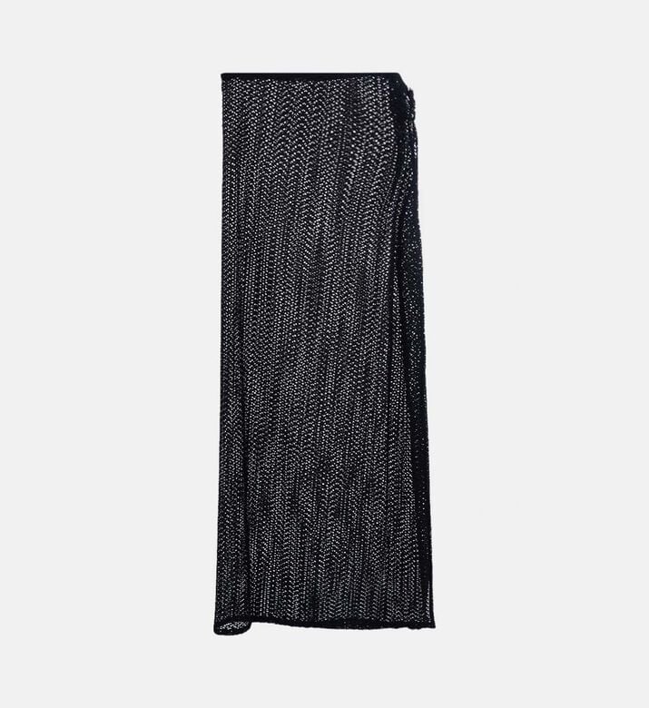 Side Slit Embroidered Pareo