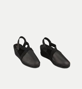 Tossa-bk Leather Mid-wedge Closed-toe Espadrille