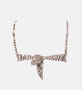 Palmacea Cut-out V-neck Bikini Top, Packshot View
