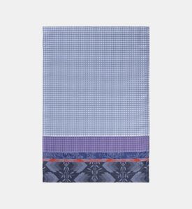 Jacquard Gipsy Cotton Hand Towel, Blue, Packshot View