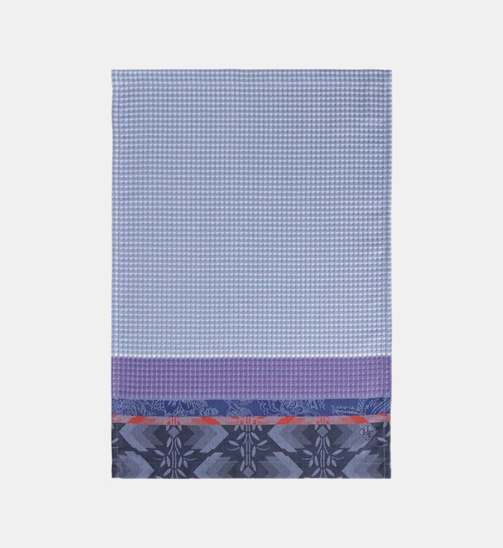 Jacquard Gipsy Cotton Hand Towel, Blue, Packshot View