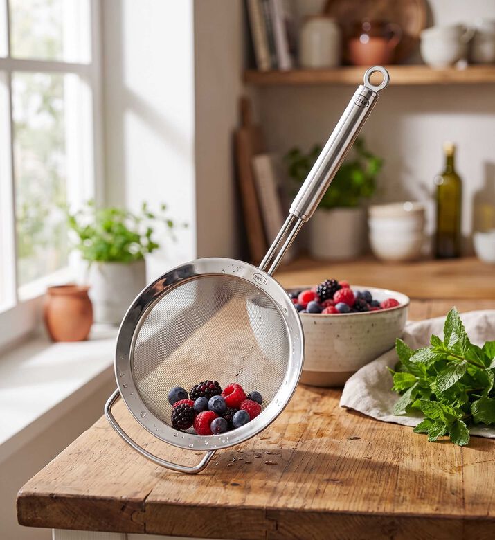 Rosle Hanging Loop Kitchen Strainer, Packshot View