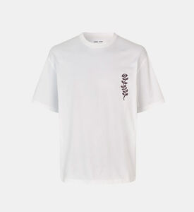 Floral Print Crew Neck T-shirt