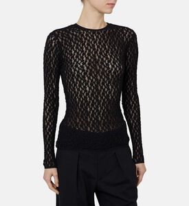 بلوزة غاييل دانتيل بطبعة أزهار