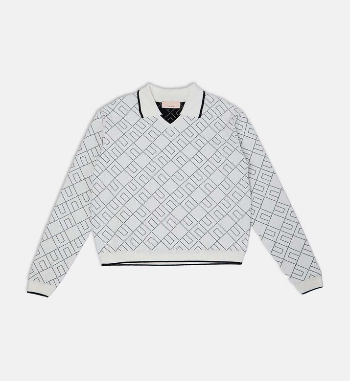 All-over Logo-print Sweater