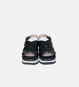 Leather Wedge Sandals