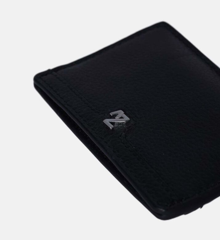 Nyro Zv Logo Leather Card Holder
