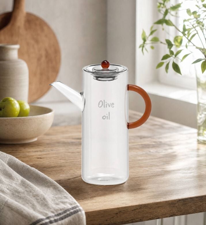 Wd Lifestyle Handled Oil Bottle, Model View