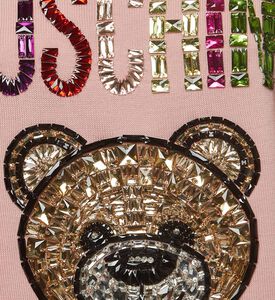 Moschino Moschino Wool Embellished Teddy Bear Sweater, Packshot View